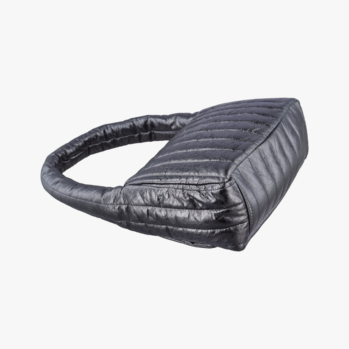 Pre-owned Balenciaga Monaco Small STEEL GREY Calf 787896 shoulderbag | stylenewstar