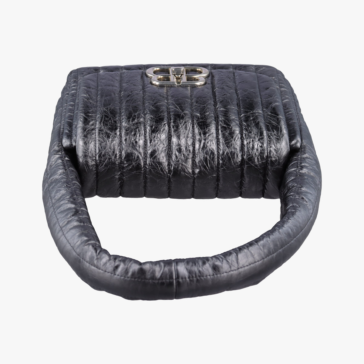 Pre-owned Balenciaga Monaco Small STEEL GREY Calf 787896 shoulderbag | stylenewstar
