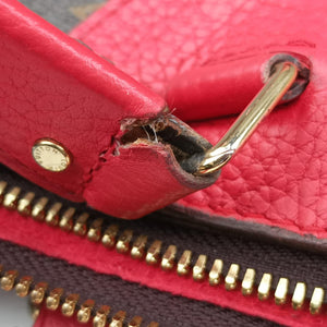 Pre-owned Louis Vuitton RETIRO PM brown×CERISE Monogram Canvas×calf leather M40546 shoulderbag | stylenewstar