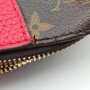 Pre-owned Louis Vuitton RETIRO PM brown×CERISE Monogram Canvas×calf leather M40546 shoulderbag | stylenewstar