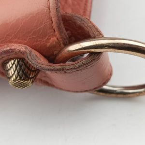 Pre-owned Balenciaga The First Orange Pink lambskin  shoulderbag | stylenewstar
