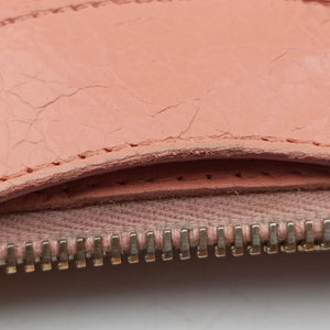 Pre-owned Balenciaga The First Orange Pink lambskin  shoulderbag | stylenewstar