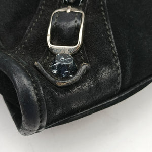Vintage Balenciaga Classic City Mini Black Suede  shoulderbag | stylenewstar