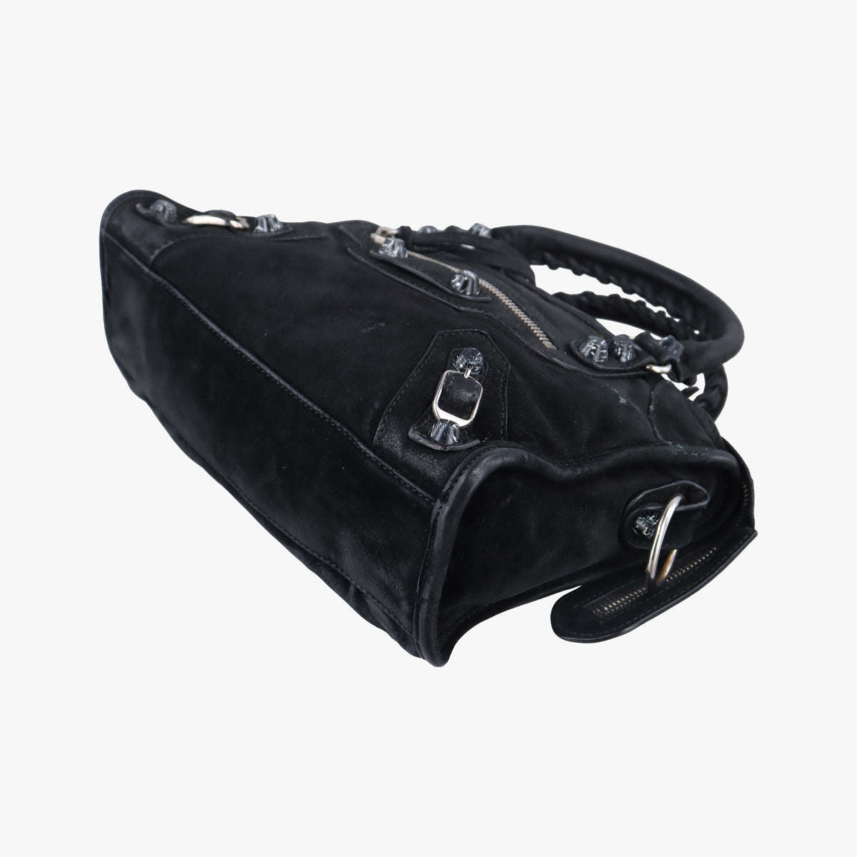 Vintage Balenciaga Classic City Mini Black Suede  shoulderbag | stylenewstar