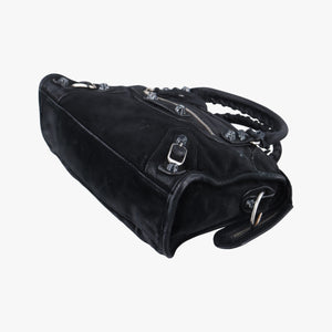 Vintage Balenciaga Classic City Mini Black Suede  shoulderbag | stylenewstar