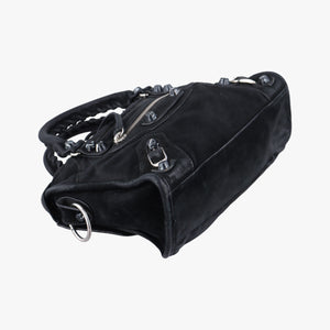 Vintage Balenciaga Classic City Mini Black Suede  shoulderbag | stylenewstar