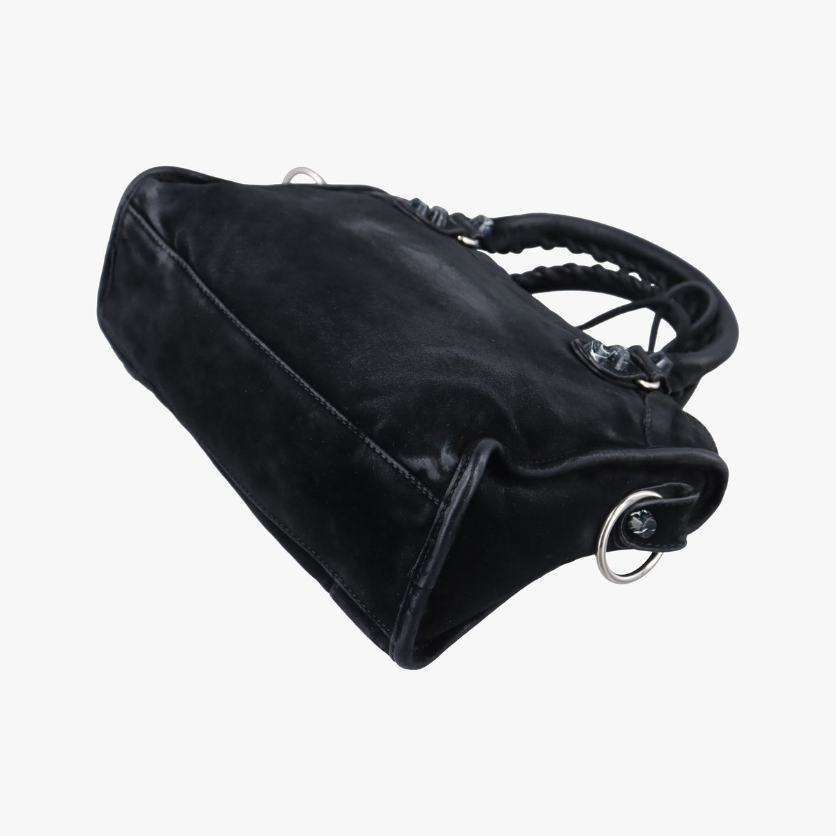Vintage Balenciaga Classic City Mini Black Suede  shoulderbag | stylenewstar
