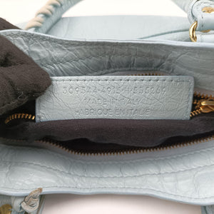 Vintage Balenciaga Classic City Blue Lambskin  shoulderbag | stylenewstar