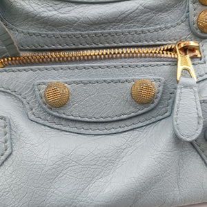 Vintage Balenciaga Classic City Blue Lambskin  shoulderbag | stylenewstar