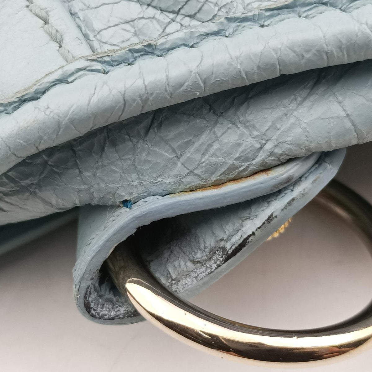 Vintage Balenciaga Classic City Blue Lambskin  shoulderbag | stylenewstar