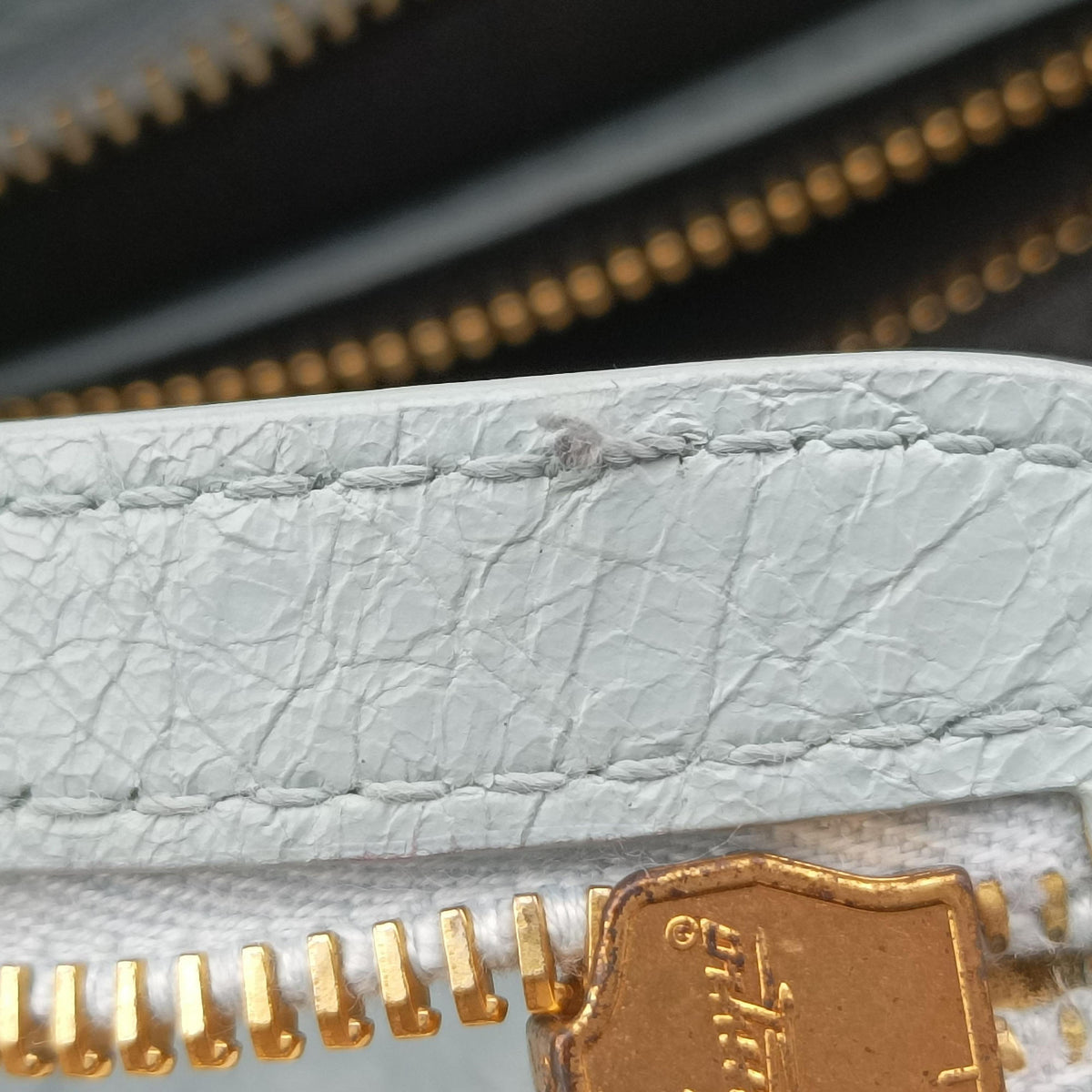 Vintage Balenciaga Classic City Blue Lambskin  shoulderbag | stylenewstar