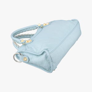 Vintage Balenciaga Classic City Blue Lambskin  shoulderbag | stylenewstar