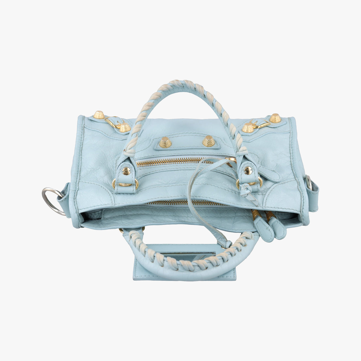 Vintage Balenciaga Classic City Blue Lambskin  shoulderbag | stylenewstar