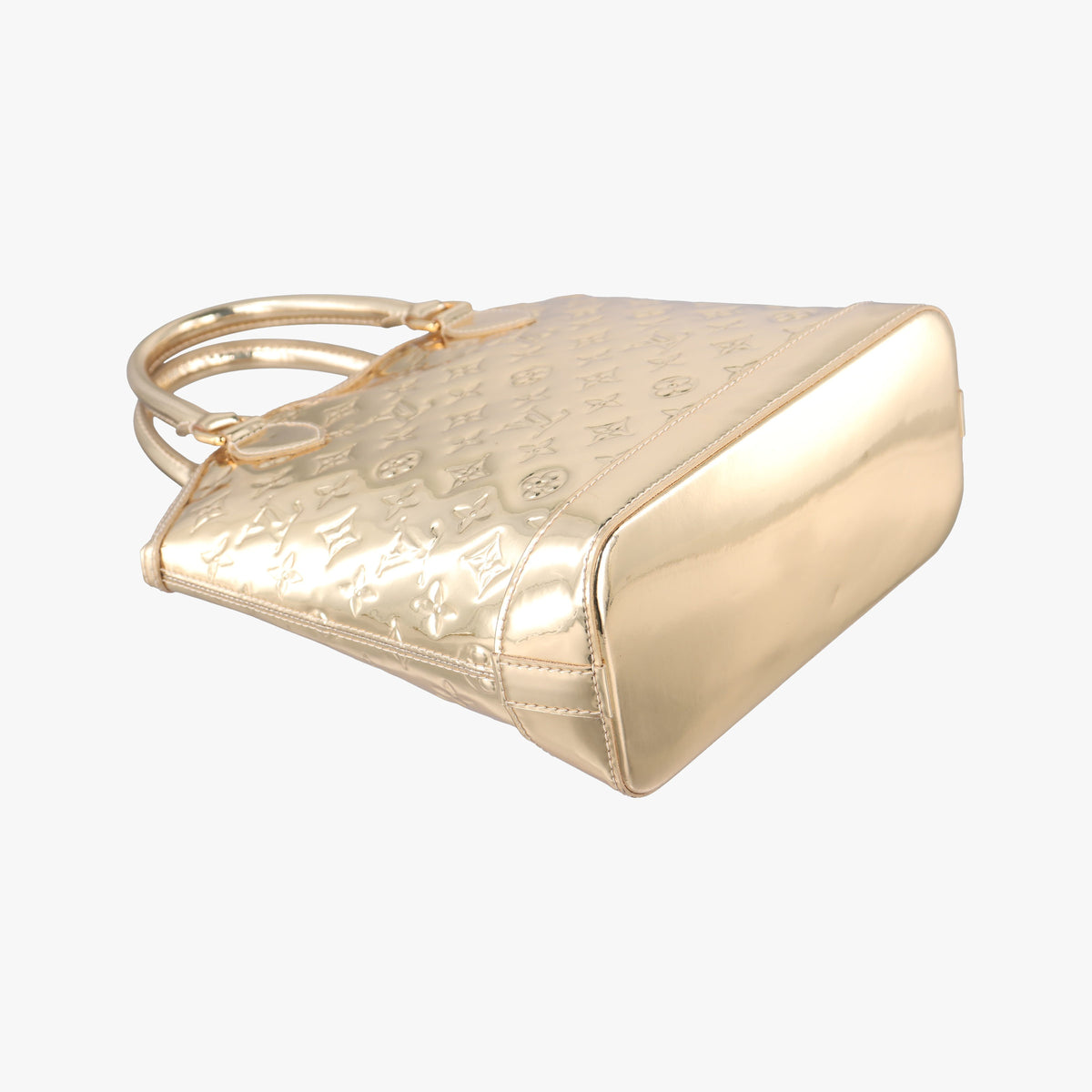 Pre-owned Louis Vuitton Lockit dore Monogram Miroir M95450 handbag | stylenewstar