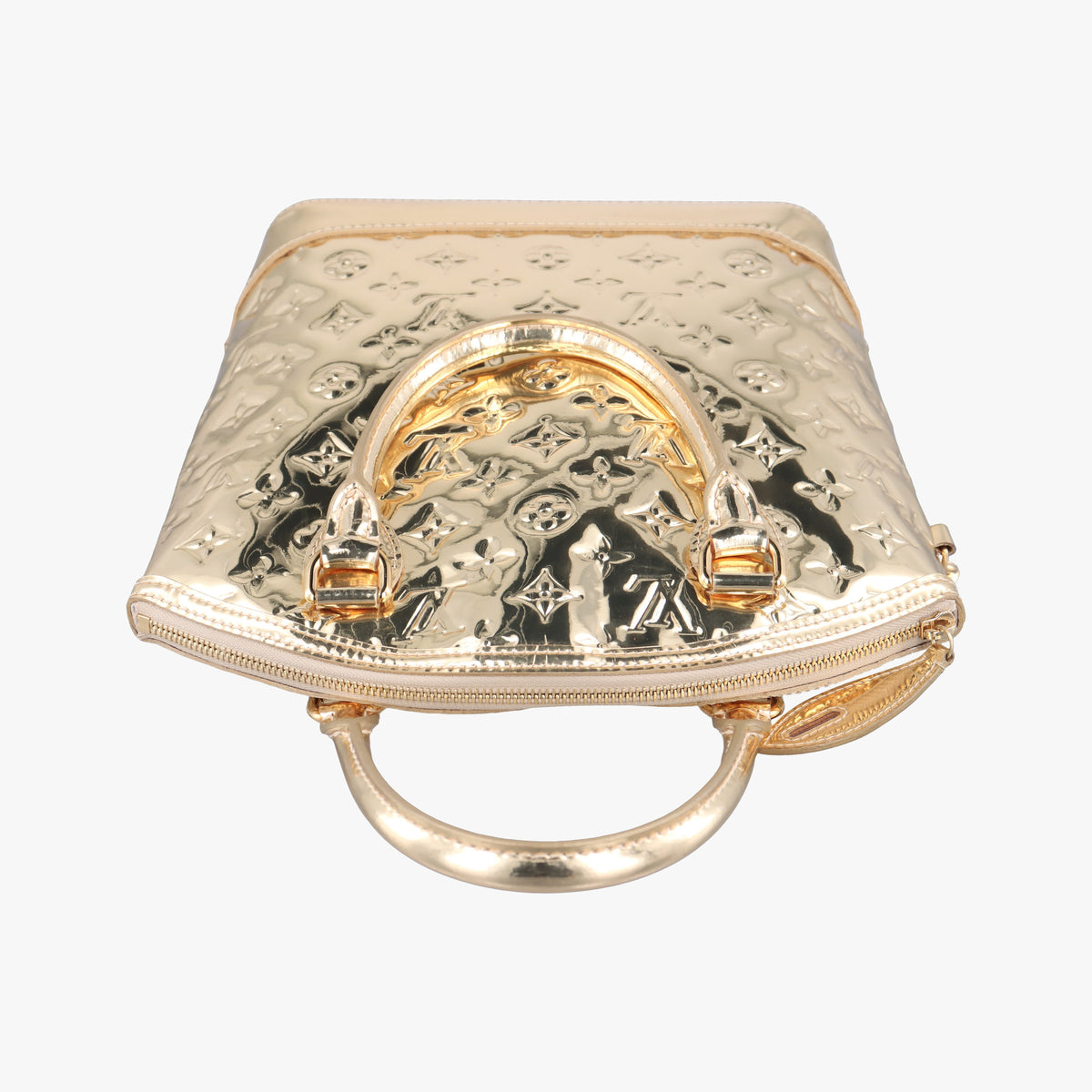 Pre-owned Louis Vuitton Lockit dore Monogram Miroir M95450 handbag | stylenewstar