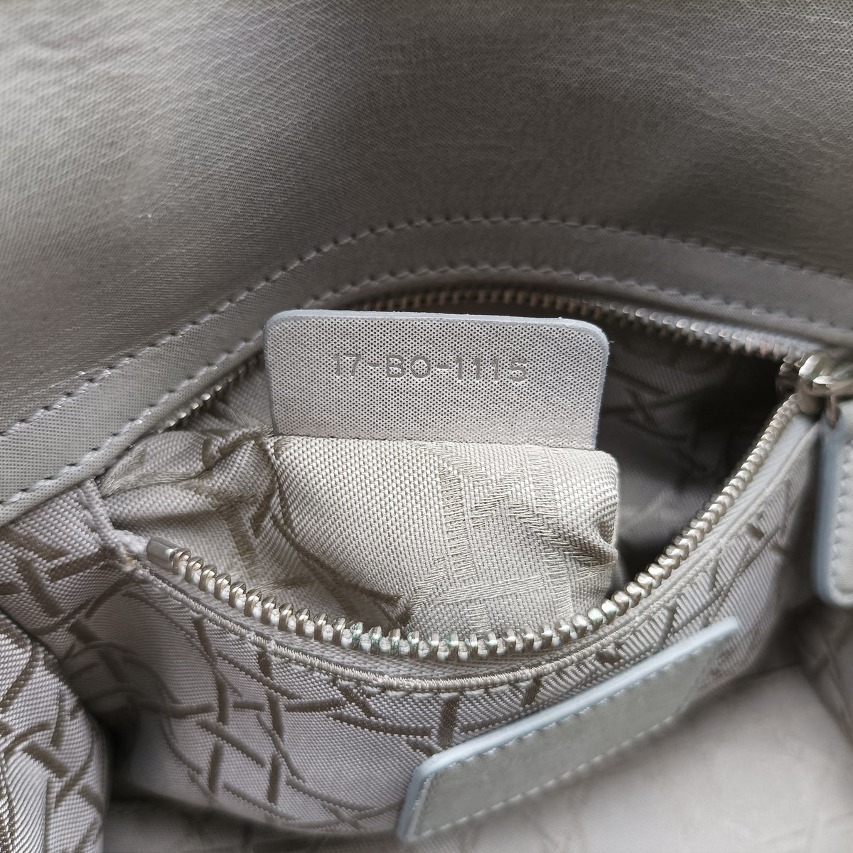 Vintage Christian Dior Lady Dior Silver Leather  handbag | stylenewstar