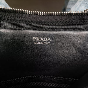 Secondhand Prada Triangle Logo Mini Black SAFFIANO Leather 1NR015 shoulderbag | stylenewstar