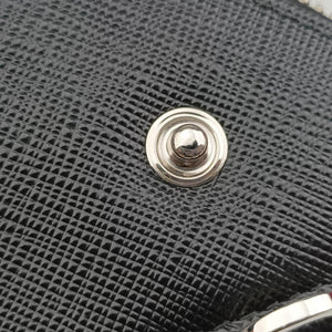 Secondhand Prada Triangle Logo Mini Black SAFFIANO Leather 1NR015 shoulderbag | stylenewstar
