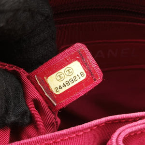 Vintage Chanel GABRIELLE  print Black Suede ×Leather  shoulderbag | stylenewstar