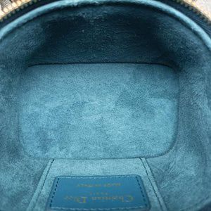 Secondhand Christian Dior Lady Dior micro vanity Blue lambskin  shoulderbag | stylenewstar