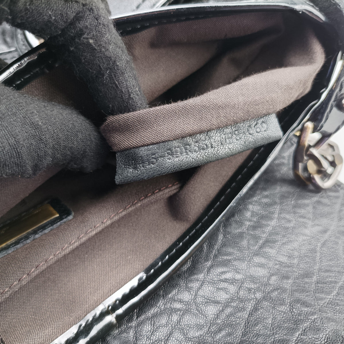 Pre-owned Fendi B bis Black Leather 8BR551 shoulderbag | stylenewstar