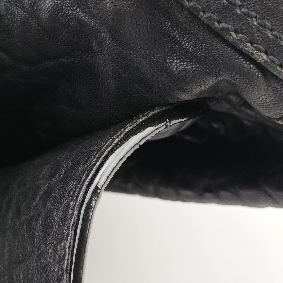 Pre-owned Fendi B bis Black Leather 8BR551 shoulderbag | stylenewstar