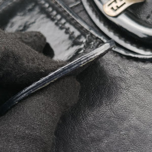 Pre-owned Fendi B bis Black Leather 8BR551 shoulderbag | stylenewstar