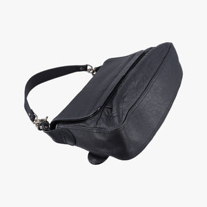 Pre-owned Fendi B bis Black Leather 8BR551 shoulderbag | stylenewstar