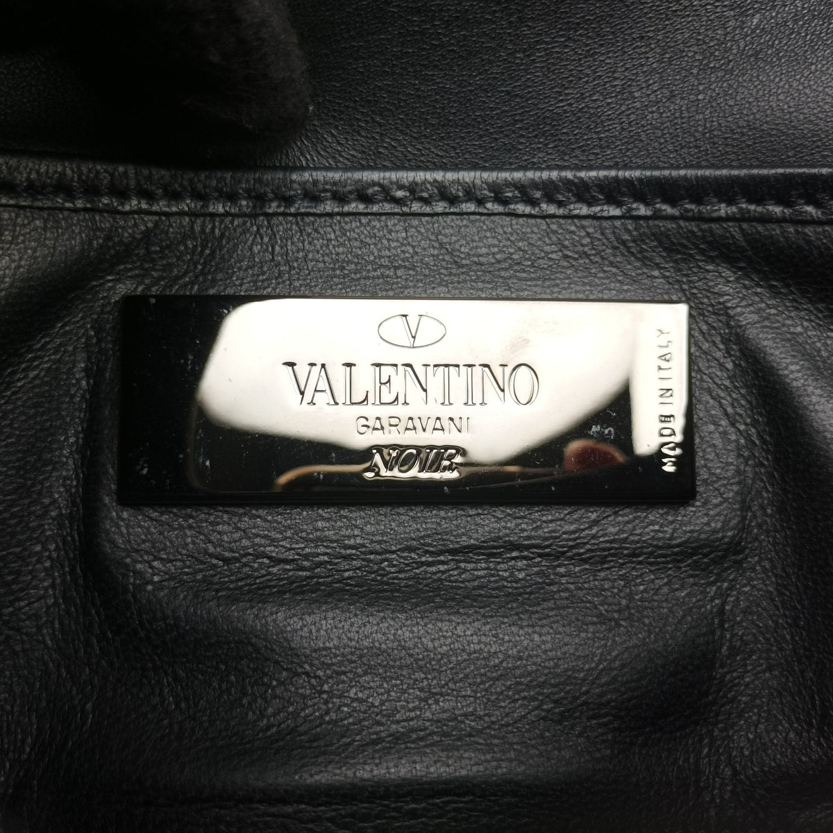 Vintage Valentino Rockstud Va Va Voom Black Leather  shoulderbag | stylenewstar