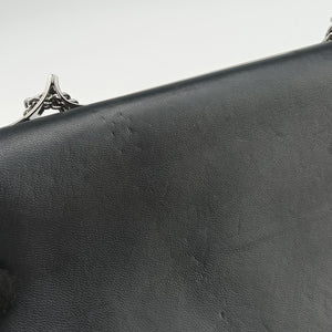 Vintage Valentino Rockstud Va Va Voom Black Leather  shoulderbag | stylenewstar