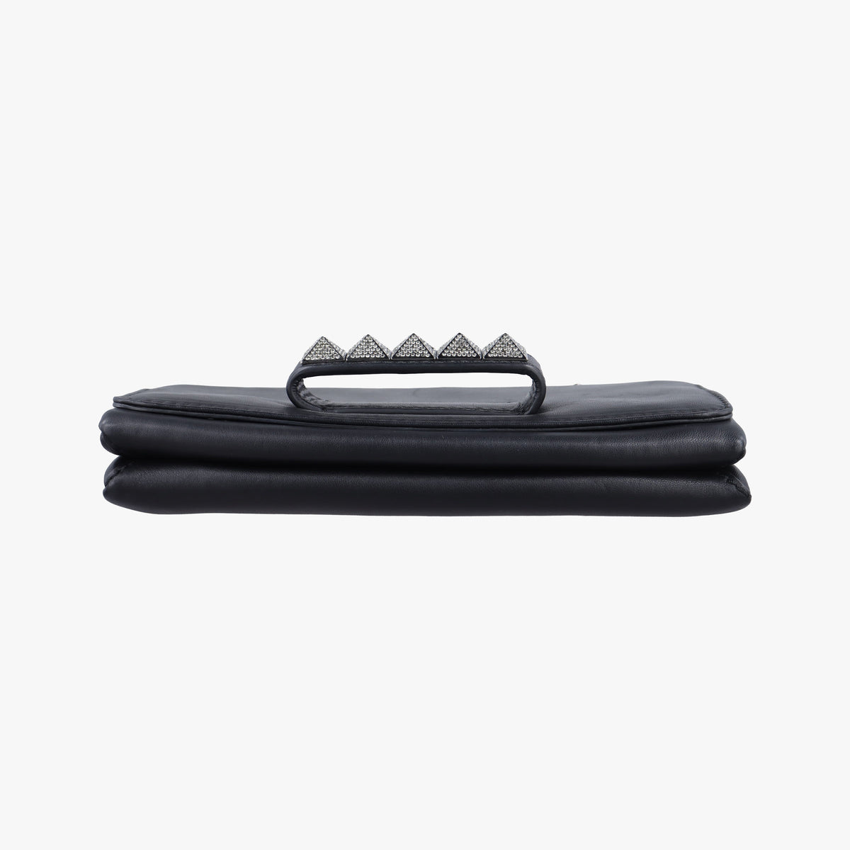 Vintage Valentino Rockstud Va Va Voom Black Leather  shoulderbag | stylenewstar