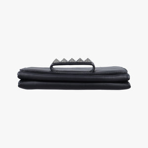 Vintage Valentino Rockstud Va Va Voom Black Leather  shoulderbag | stylenewstar