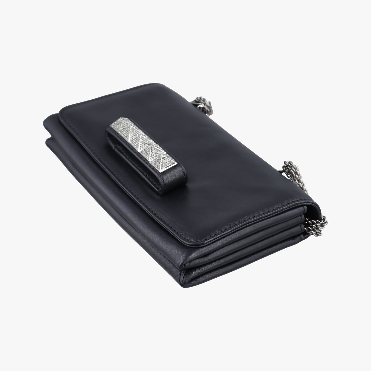 Vintage Valentino Rockstud Va Va Voom Black Leather  shoulderbag | stylenewstar