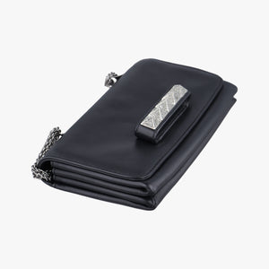 Vintage Valentino Rockstud Va Va Voom Black Leather  shoulderbag | stylenewstar