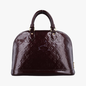 Pre-owned Louis Vuitton Alma PM Amarante Vernis M91691 handbag | stylenewstar