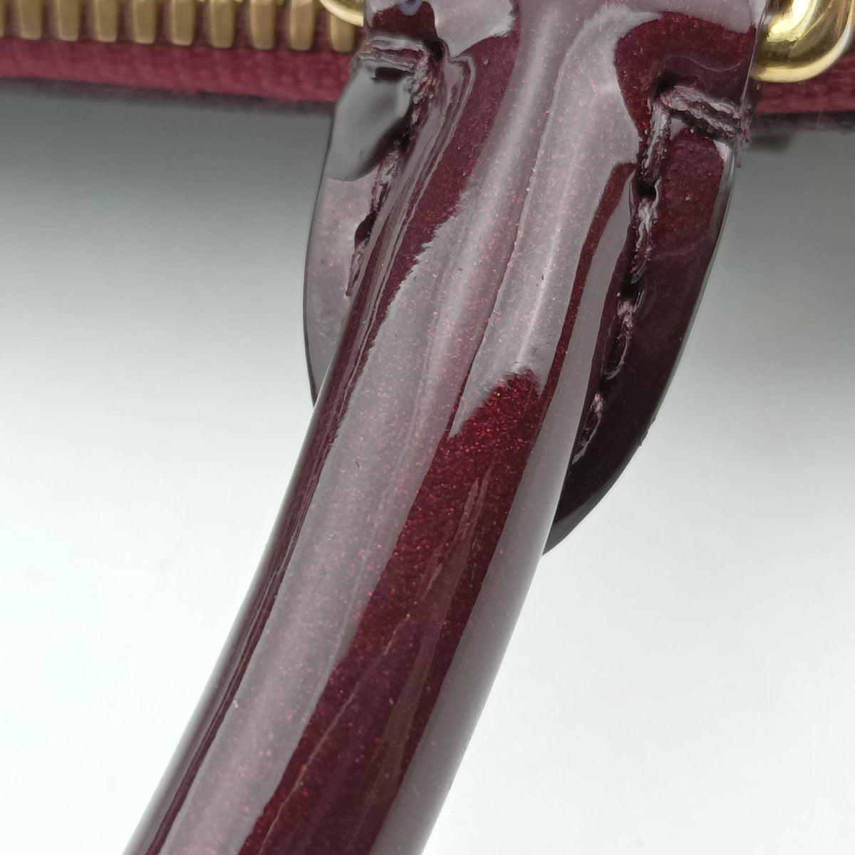 Pre-owned Louis Vuitton Alma PM Amarante Vernis M91691 handbag | stylenewstar