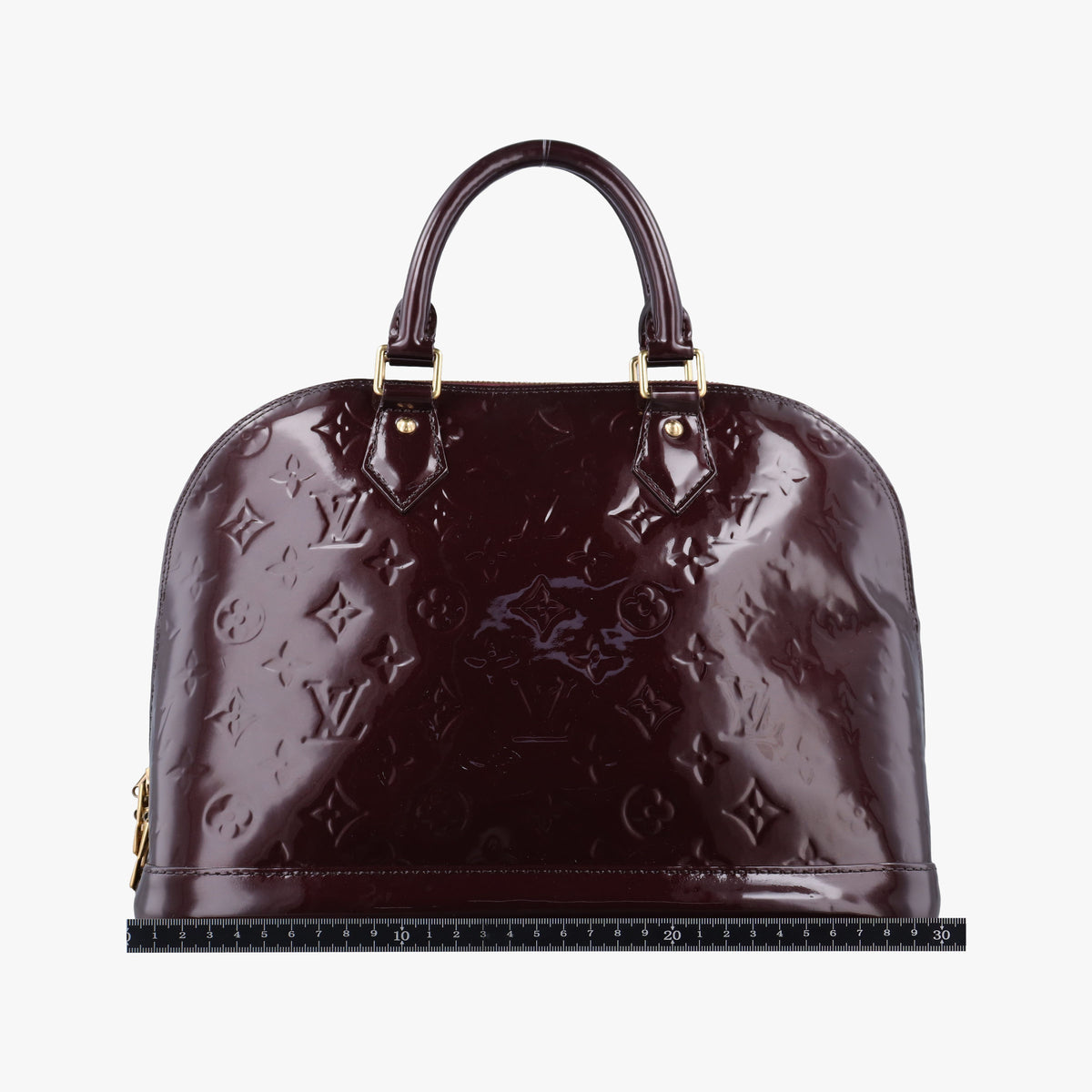 Pre-owned Louis Vuitton Alma PM Amarante Vernis M91691 handbag | stylenewstar