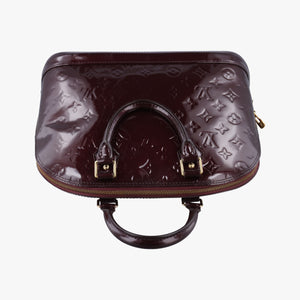 Pre-owned Louis Vuitton Alma PM Amarante Vernis M91691 handbag | stylenewstar
