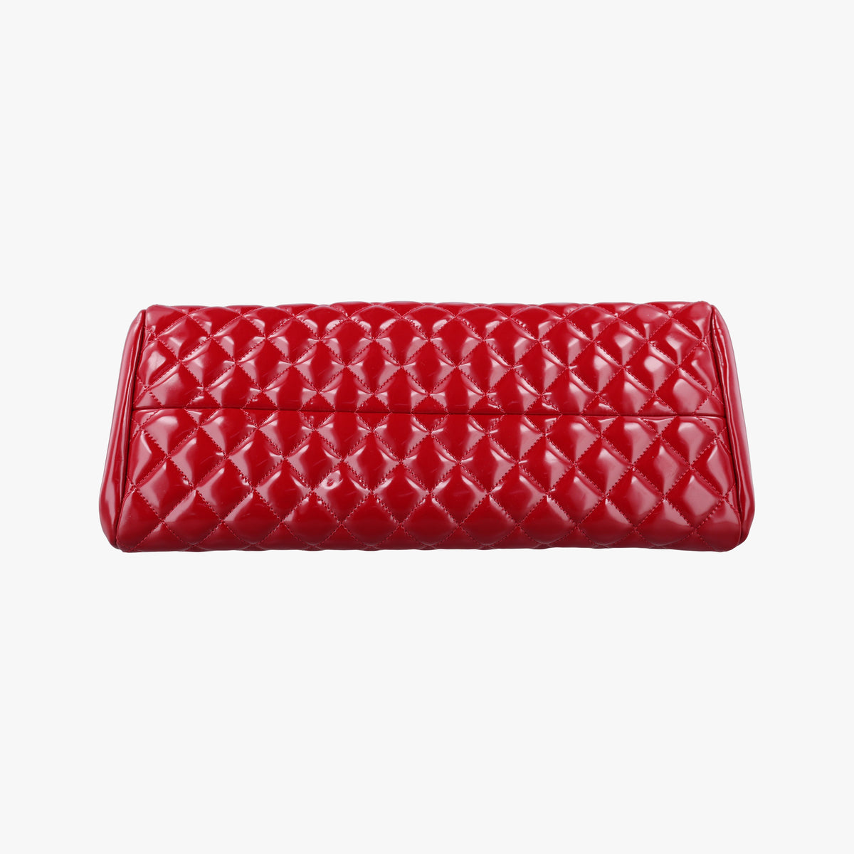 Secondhand Chanel Mademoiselle Bowling Red Patent A50557 shoulderbag | stylenewstar