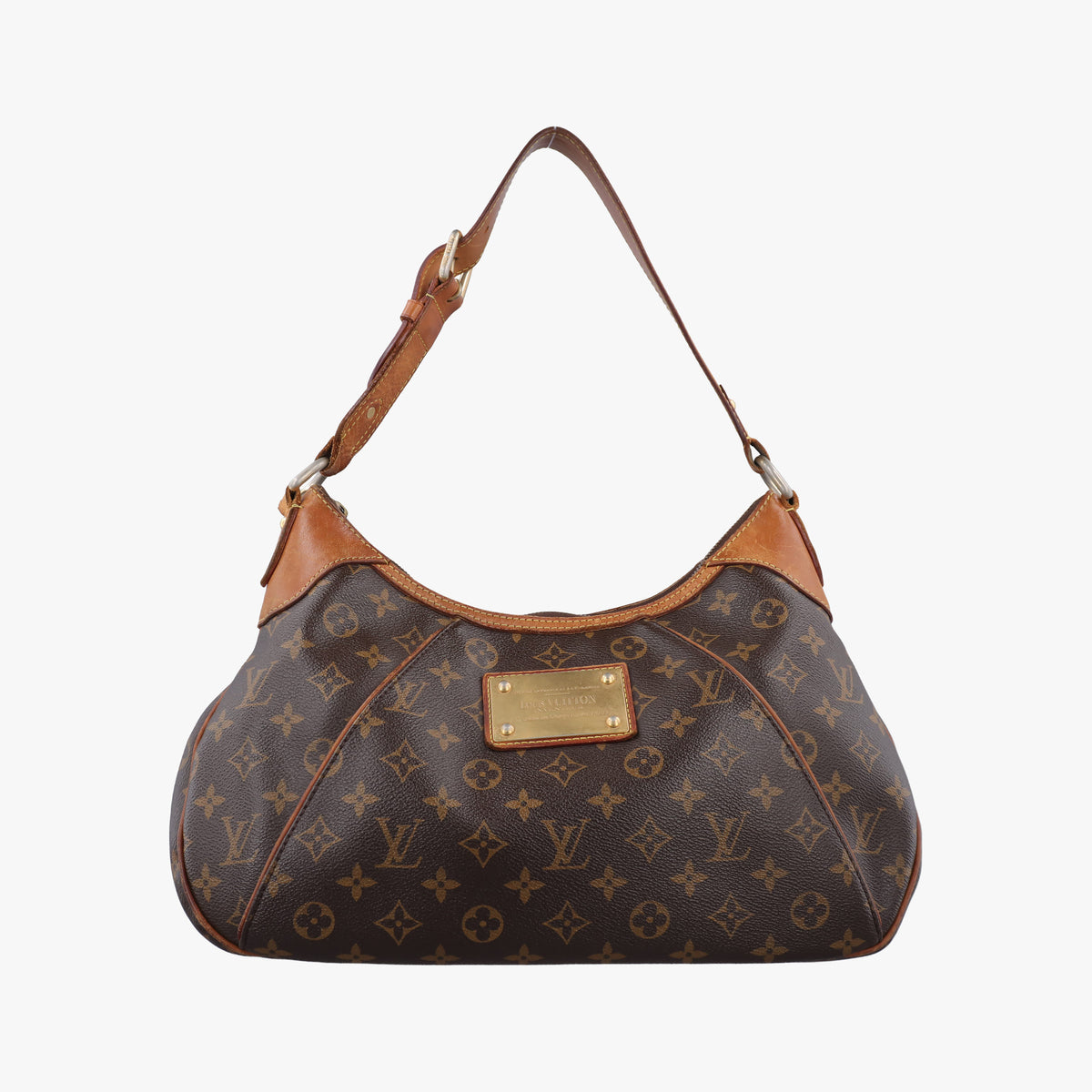 Pre-owned Louis Vuitton Thames GM Brown Monogram Canvas M56383 shoulderbag | stylenewstar