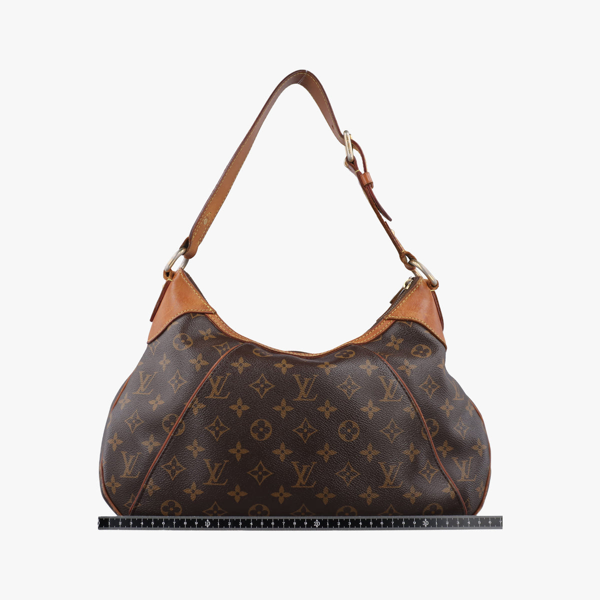 Pre-owned Louis Vuitton Thames GM Brown Monogram Canvas M56383 shoulderbag | stylenewstar