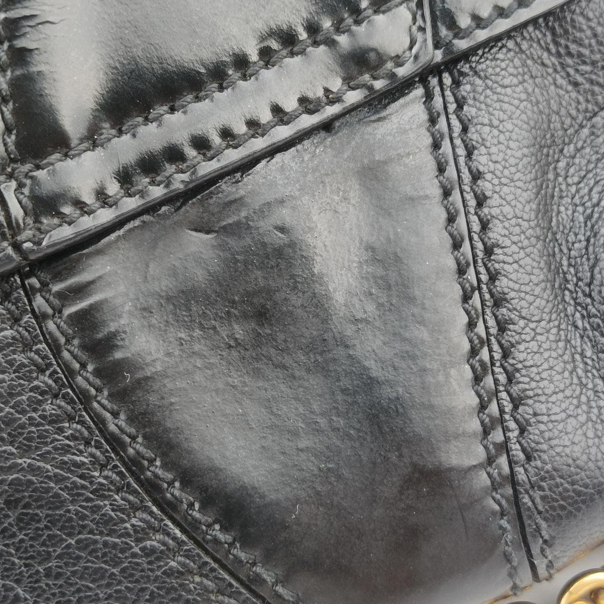 Pre-owned Gucci Horsebit Black Leather 119771 handbag | stylenewstar
