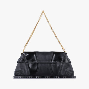 Pre-owned Gucci Horsebit Black Leather 119771 handbag | stylenewstar
