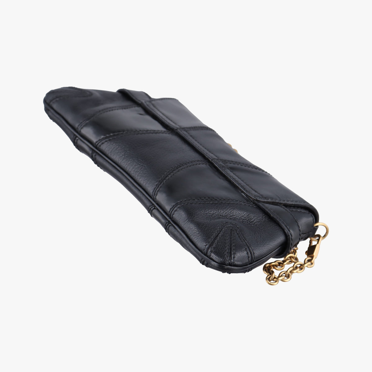 Pre-owned Gucci Horsebit Black Leather 119771 handbag | stylenewstar