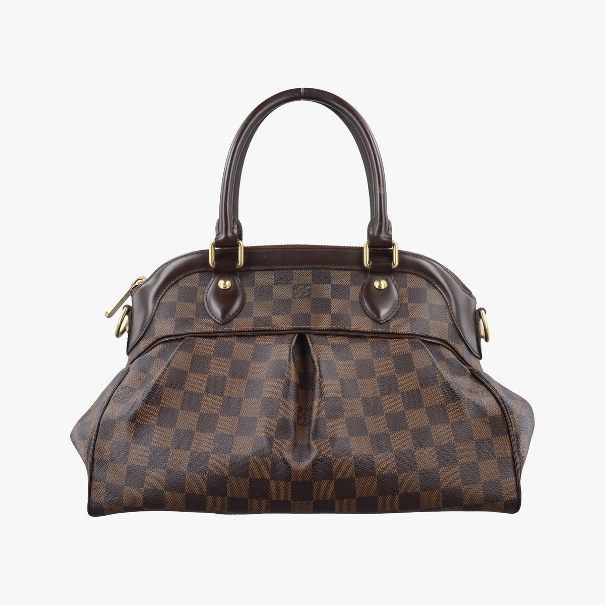 Pre-owned Louis Vuitton TREVI PM EBENE Damier Canvas N51997 handbag | stylenewstar