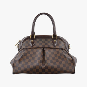 Pre-owned Louis Vuitton TREVI PM EBENE Damier Canvas N51997 handbag | stylenewstar