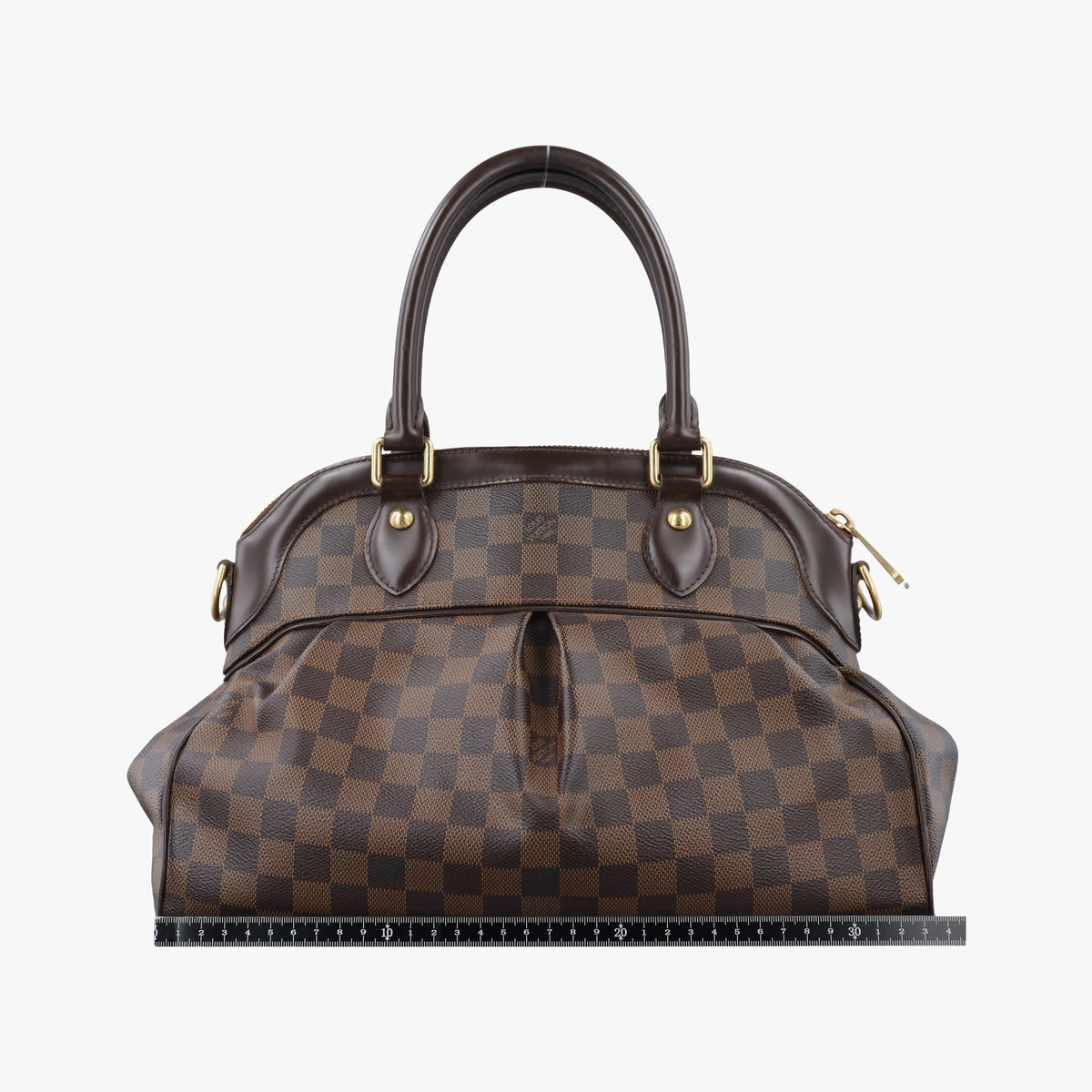 Pre-owned Louis Vuitton TREVI PM EBENE Damier Canvas N51997 handbag | stylenewstar