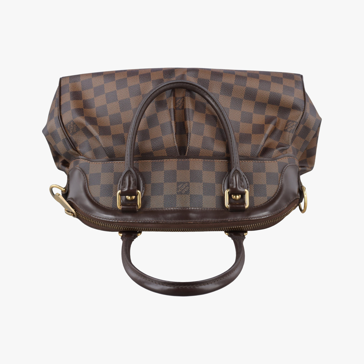 Pre-owned Louis Vuitton TREVI PM EBENE Damier Canvas N51997 handbag | stylenewstar