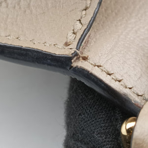 Pre-owned Gucci Ophidia GG Mini Beige × Ebony PVC coated canvas× Leather 696180 shoulderbag | stylenewstar