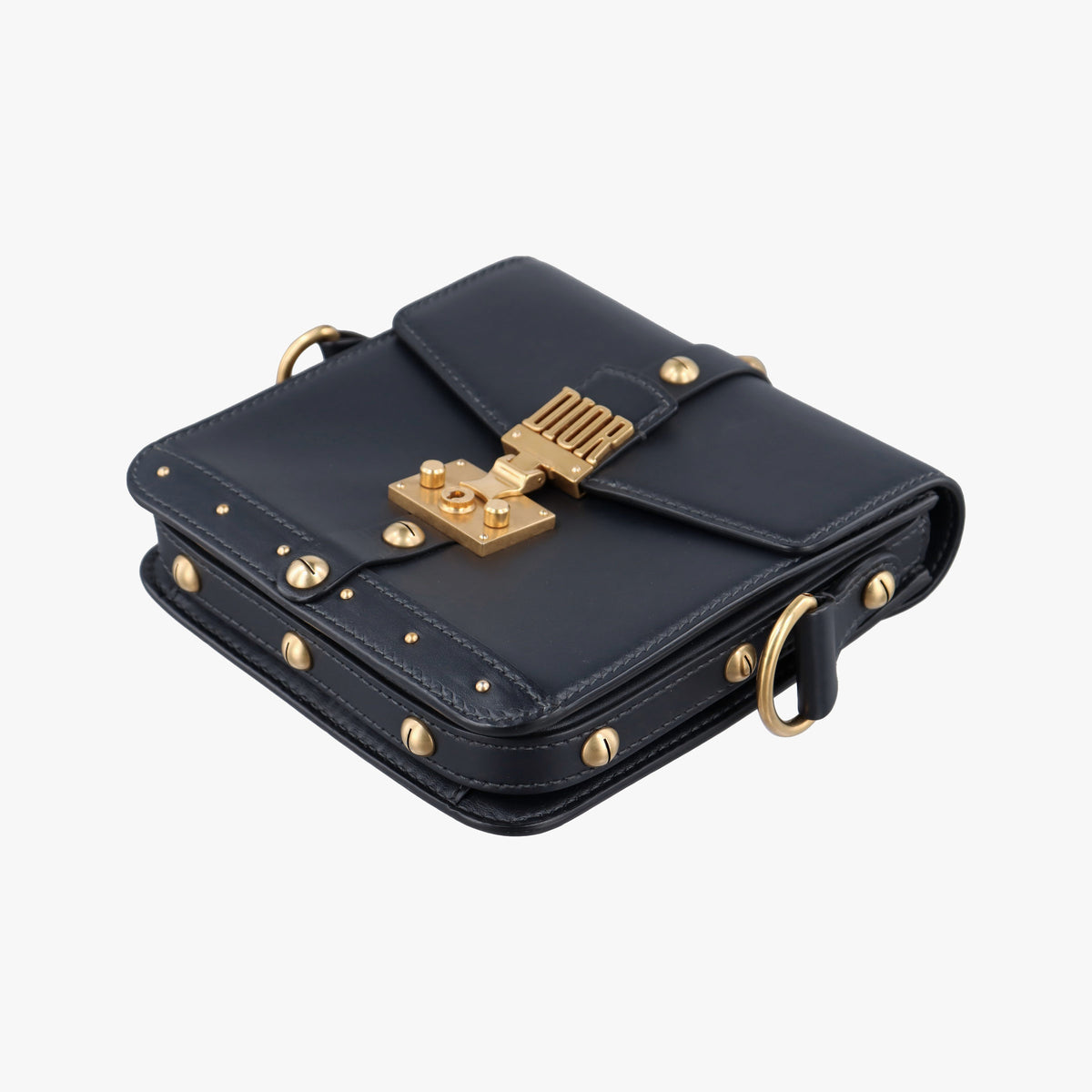 Secondhand Christian Dior Dioraddict Navy Leather  shoulderbag | stylenewstar
